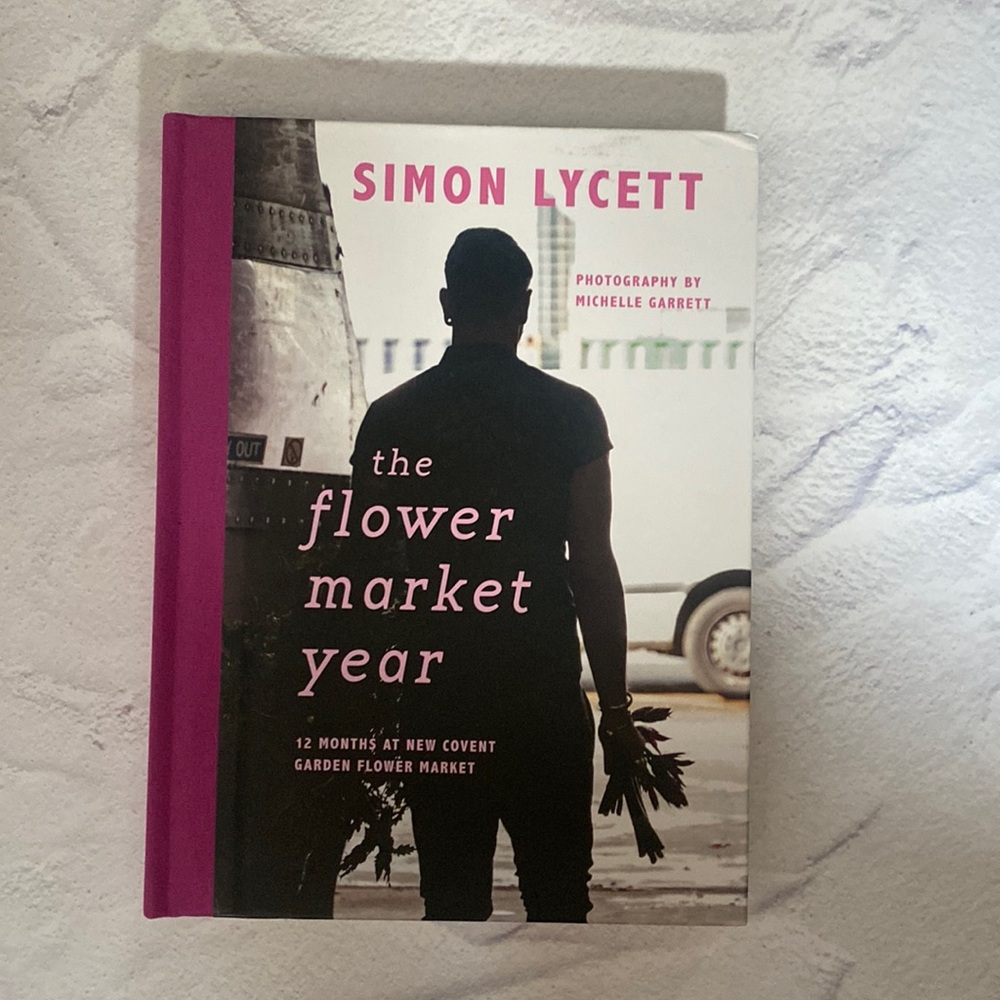 Simon Lycett Flower market year book in Covent Garden